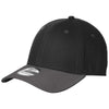 New Era Black/Graphite Stretch Cotton Striped Cap