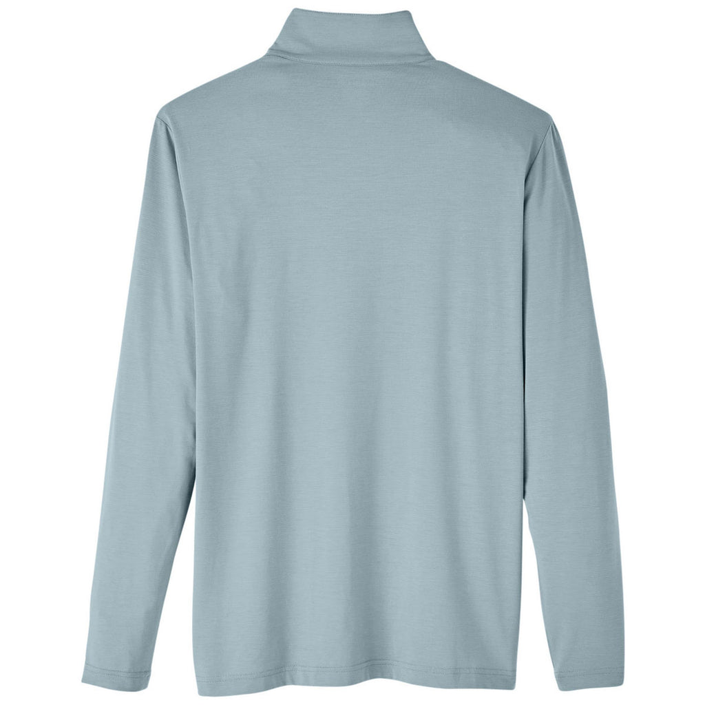 North End Men's Opal Blue Jaq Snap-Up Stretch Performance Pullover