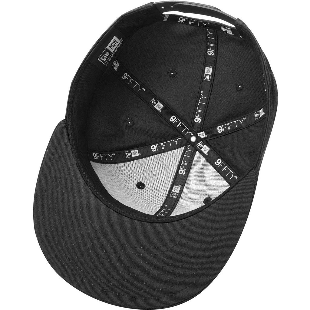 New Era 9FIFTY Charcoal Flat Bill Snapback Cap