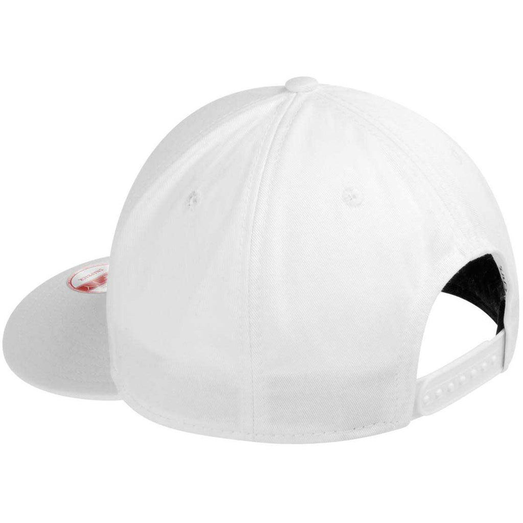 New Era 9FIFTY White Flat Bill Snapback Cap