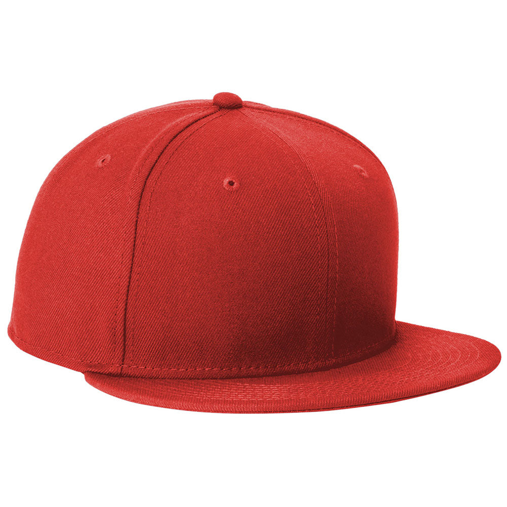 New Era Scarlet Standard Fit Flat Bill Snapback Cap