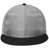 New Era Black/Rainstorm Grey Camo Camo Flat Bill Snapback Cap