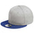 New Era Shadow Heather/Royal Striped Flat Bill Snapback Cap