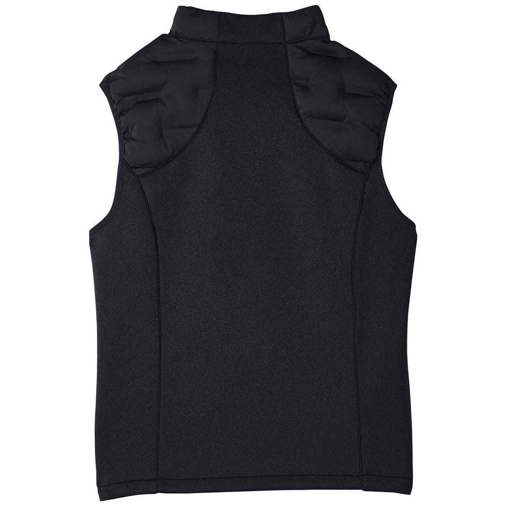 North End Women's Black/Black/Carbon Pioneer Hybrid Vest