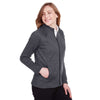 North End Women's Carbon Heather/Black Flux 2.0 Full-Zip Jacket