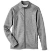 North End Women's Light Heather/Carbon Flux 2.0 Full-Zip Jacket