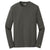 New Era Men's Graphite Heritage Blend Long Sleeve Crew Tee