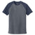 New Era Men's True Navy/Deep Navy Twist Heritage Blend Varsity Tee