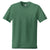 New Era Men's Dark Green Heather Sueded Cotton Crew Tee