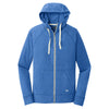 New Era Men's Royal Heather Sueded Cotton Full Zip Hoodie