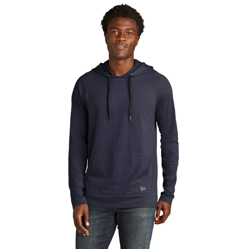 New Era Men's True Navy Tri-Blend Hoodie