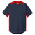 New Era Men's True Navy/Scarlet Diamond Era 2-Button Jersey