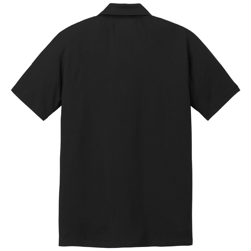 New Era Men's Black Power Polo