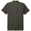 New Era Men's Black Twist Slub Polo