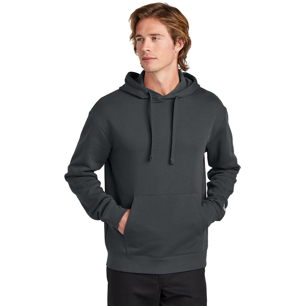 New Era Men's Graphite Heritage Fleece Pullover Hoodie