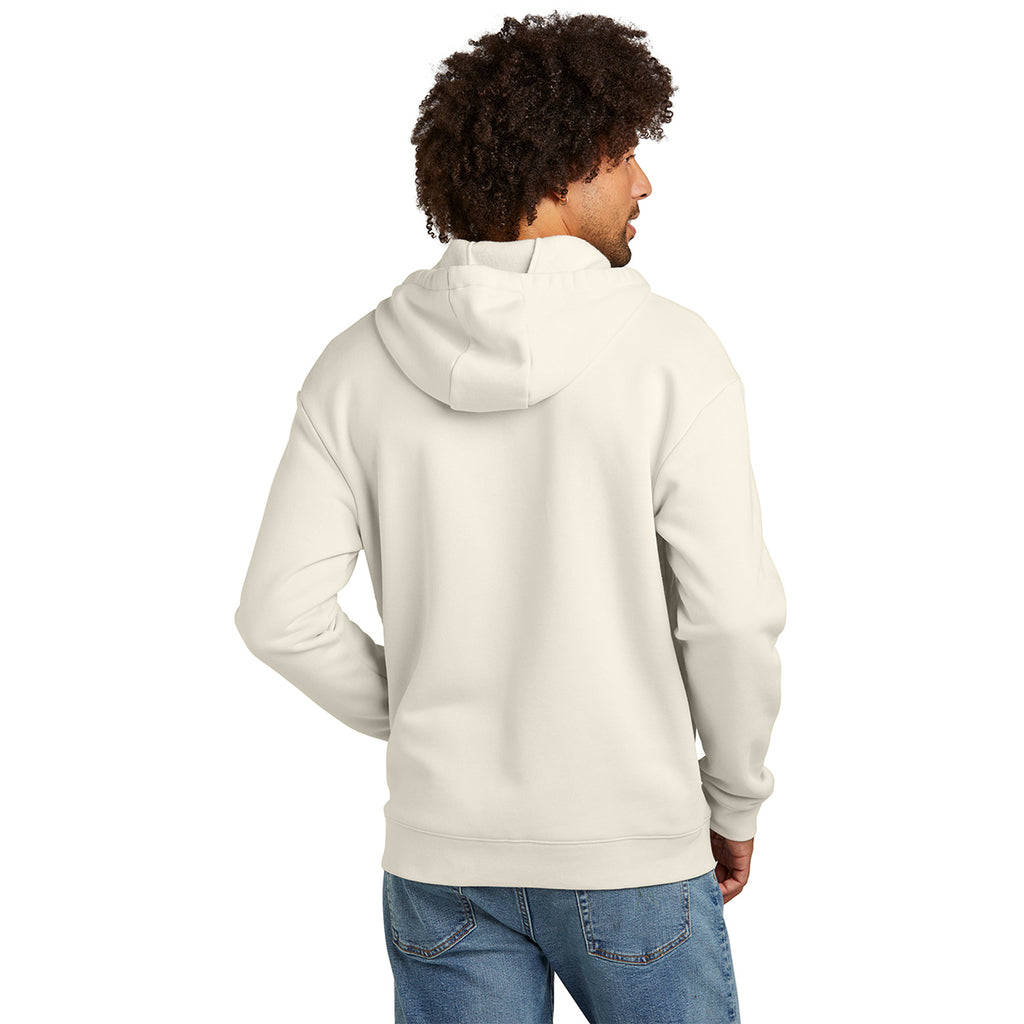 New Era Men's Soft Beige Heritage Fleece Full-Zip Hoodie