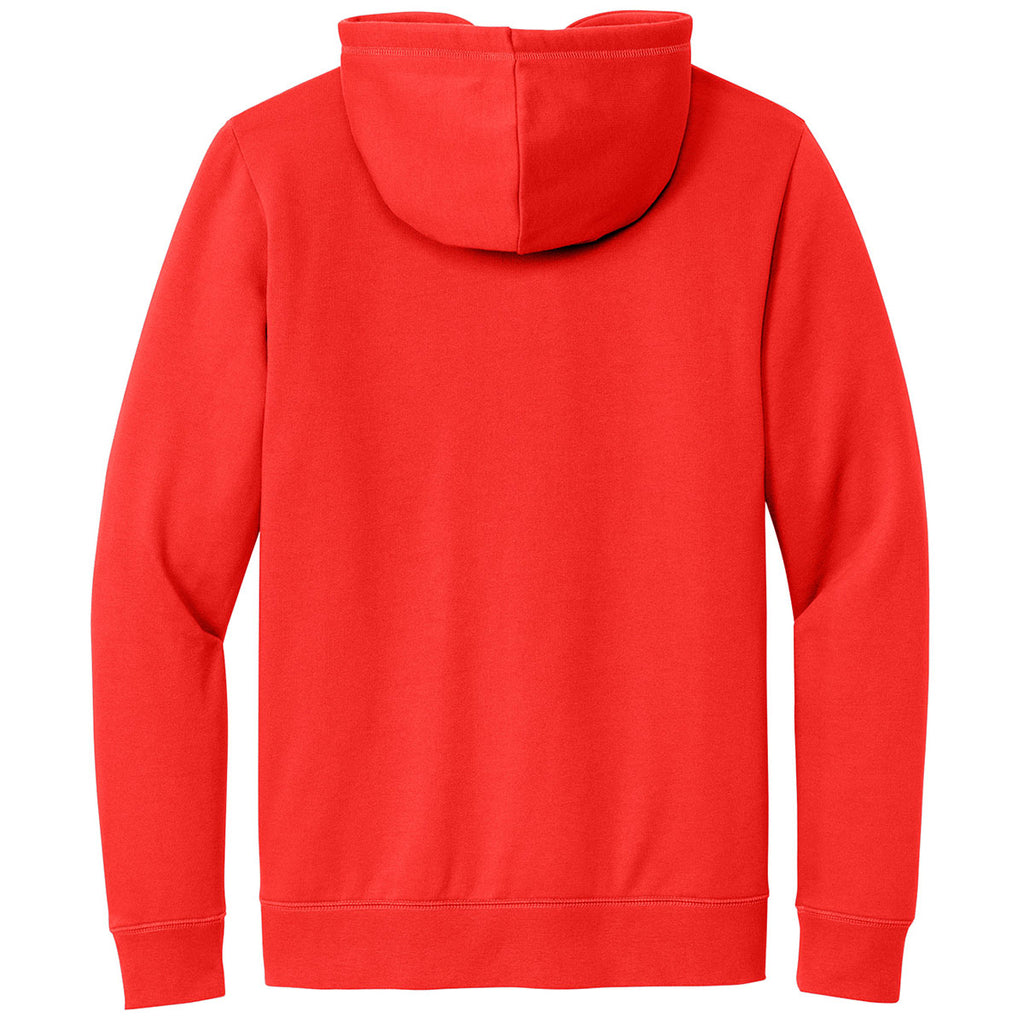 New Era Men's Deep Orange Comback Fleece Pullover Hoodie