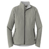 The North Face Women's Medium Grey Heather Tech Stretch Soft Shell Jacket