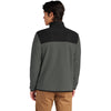 The North Face Men's Asphalt Grey/ TNF Black Glacier Full-Zip Fleece Jacket