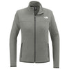 The North Face Women's TNF Medium Grey Heather Glacier Full-Zip Fleece Jacket