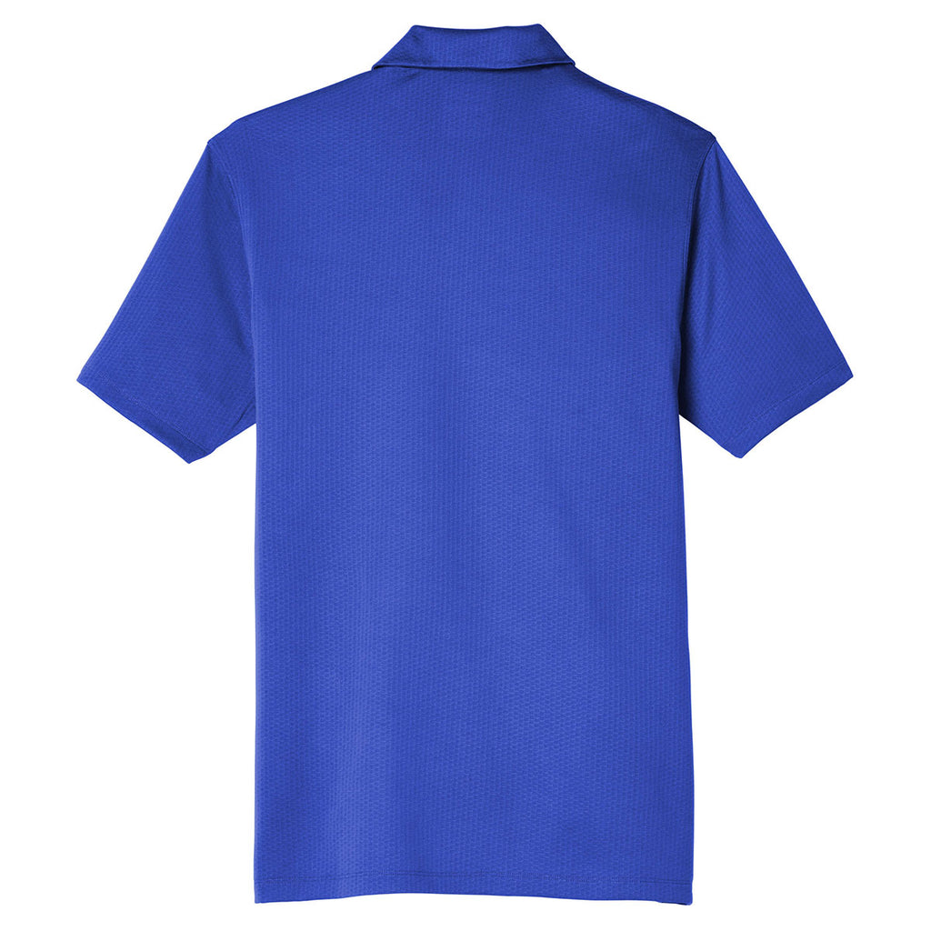 Nike Men's Game Royal Dri-FIT Hex Textured Polo