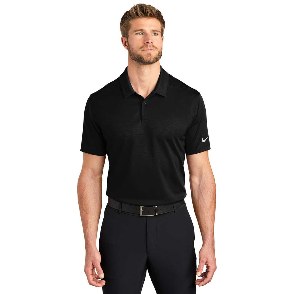 Nike Men's Black Dry Essential Solid Polo