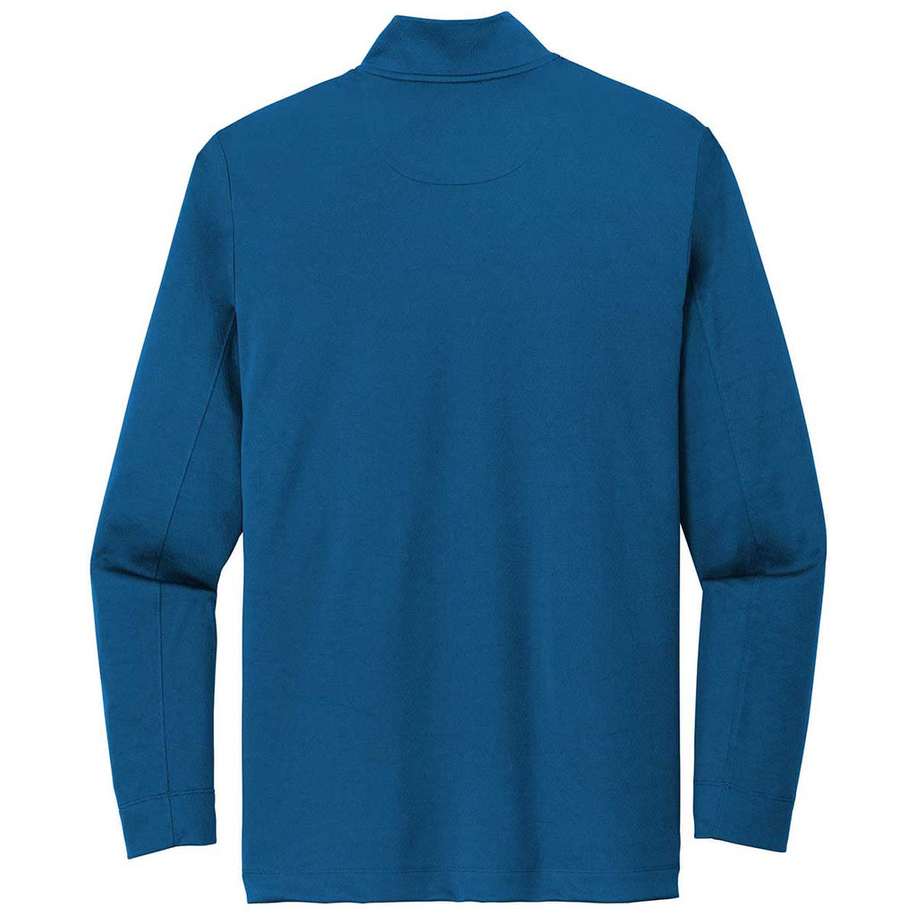 Nike Men's Gym Blue Half Zip Cover-Up