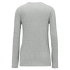 Nike Women's Dark Grey Heather Core Cotton Long Sleeve Tee