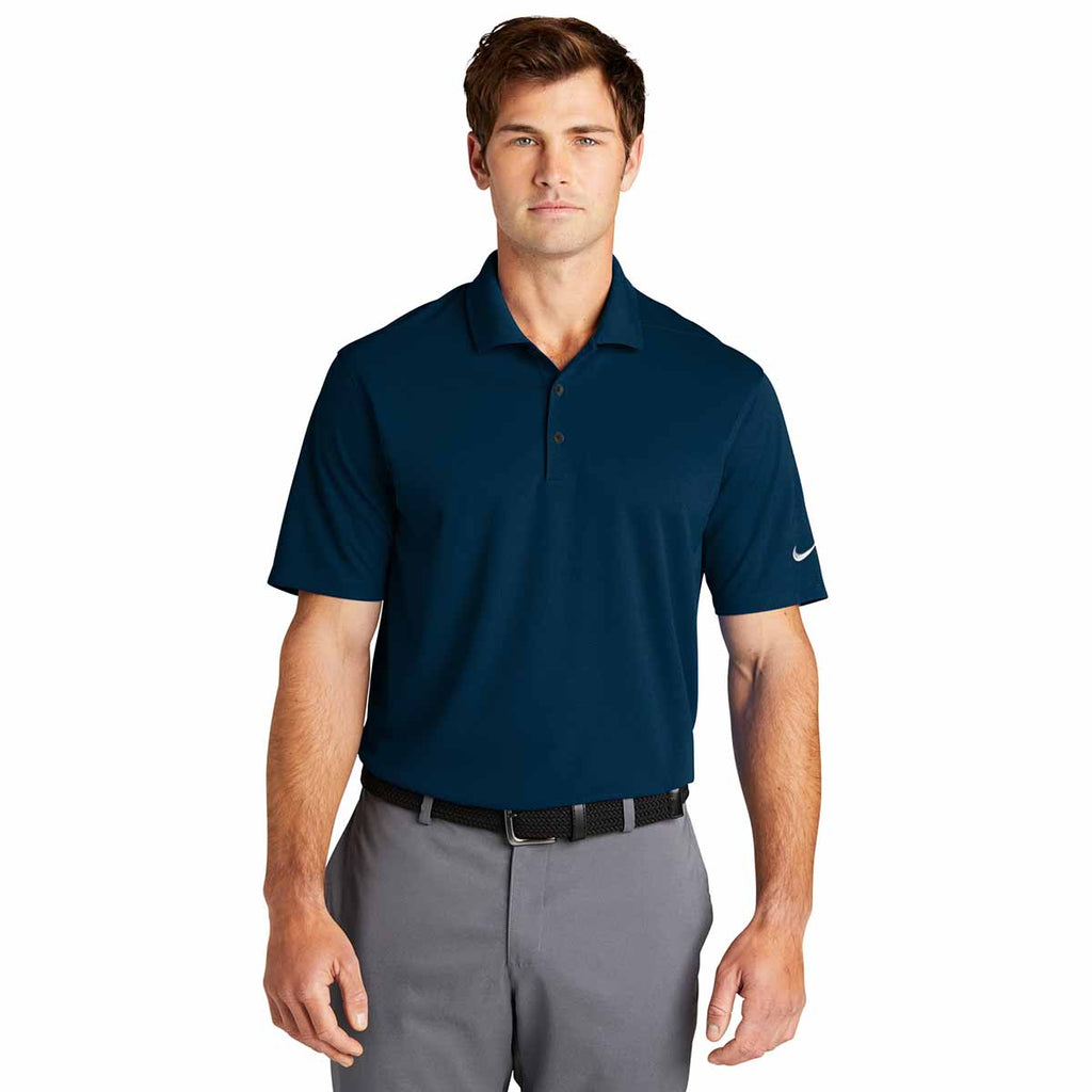 Nike Men's Navy Dri-FIT Micro Pique 2.0 Polo