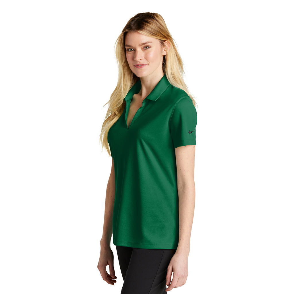 Nike Women's Gorge Green Dri-FIT Micro Pique 2.0 Polo