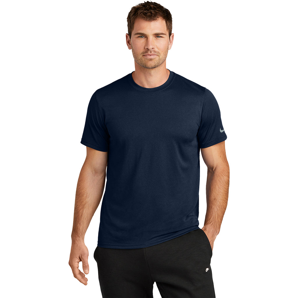 Nike Men's College Navy Swoosh Sleeve rLegend Tee