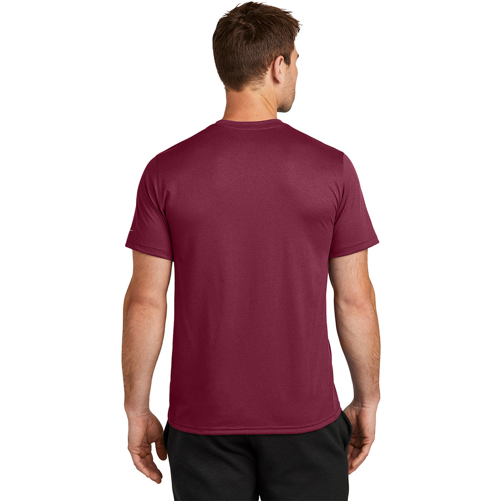 Nike Men's Team Maroon Swoosh Sleeve rLegend Tee