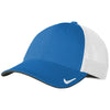 Nike Gym Blue/White Stretch-to-Fit Mesh Back Cap