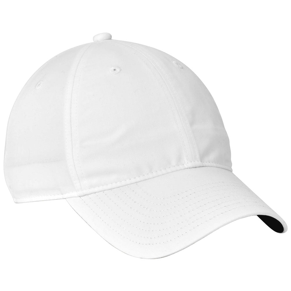 Nike White Unstructured Cotton/Poly Twill Cap