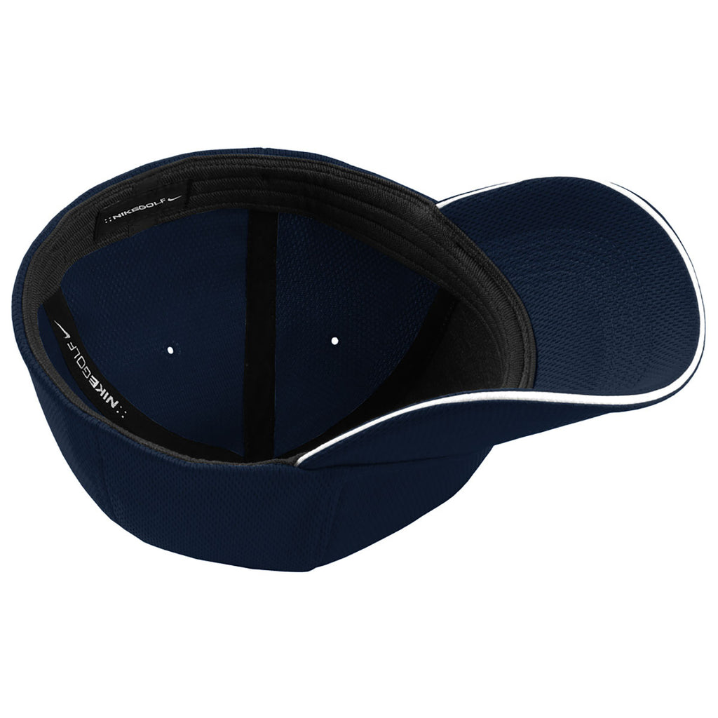 Nike Navy/White Dri-FIT Stretch Mesh Sandwich Bill Cap