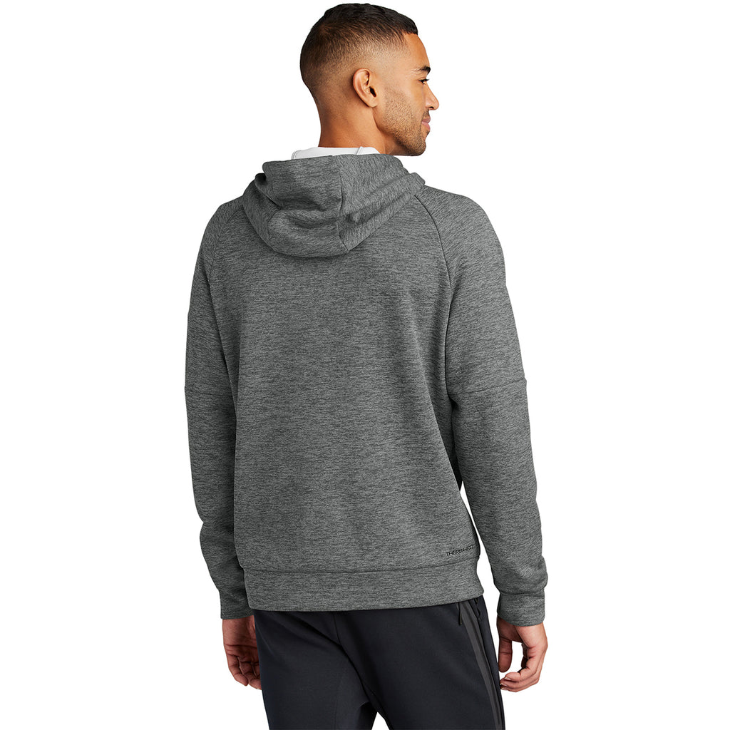 Nike Men's Charcoal Heather Therma-FIT Pocket Pullover Fleece Hoodie