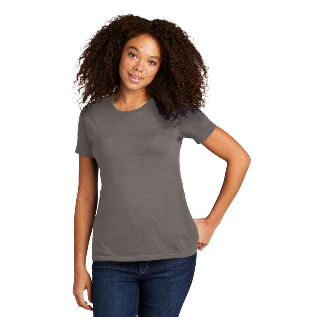 Next Level Women's Warm Grey Cotton Boyfriend Tee