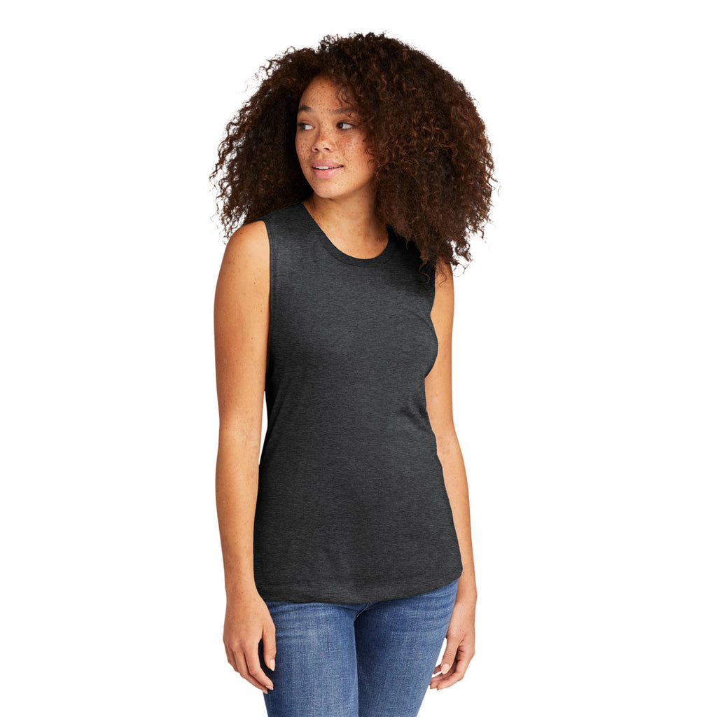 Next Level Women's Charcoal Festival Muscle Tank