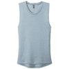 Next Level Women's Stonewash Denim Festival Muscle Tank