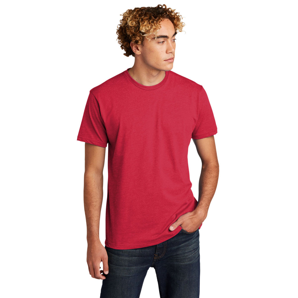 Next Level Unisex Red CVC Tee