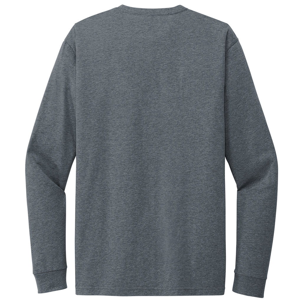 Next Level Apparel Unisex Indigo CVC Long Sleeve Tee