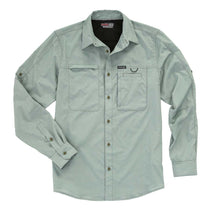 Wrangler Men's Dark Forest Outdoor Hike to Fish Long Sleeve Shirt