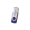 K & R Blue Rotating USB - 8GB