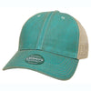 Legacy Aqua/Khaki Old Favorite Trucker Cap