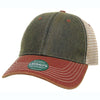 Legacy Black/Cardinal/Khaki Old Favorite Trucker Cap