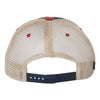 Legacy Navy/Scarlet Red/Khaki Old Favorite Trucker Cap