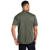 OGIO Men's Drive Green Heather Gravitate Full-Button Polo