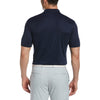 Original Penguin Men's Black Iris Blue Solid Polo