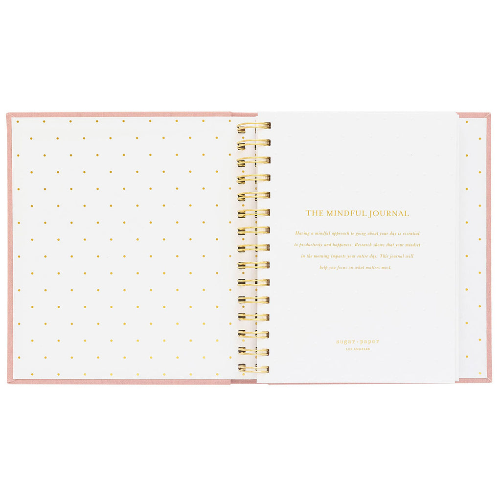 Sugar Paper Rose Linen Mindful Journal