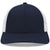 Pacific Headwear Navy/White/Navy Low-Pro Trucker Cap